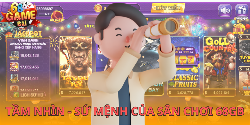 Khái quát tầm nhìn - sứ mệnh của sân chơi 68GB
